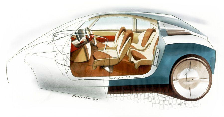 Lancia Nea Concept 2000 года  (фото 3 из 14)